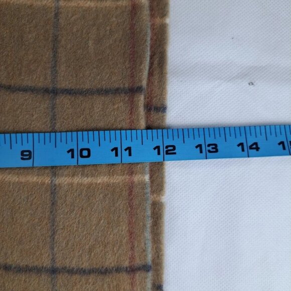 BURBERRY London Classic Nova Check Knit 100% Cashmere Brown Rectangle SCARF - Picture 7 of 7